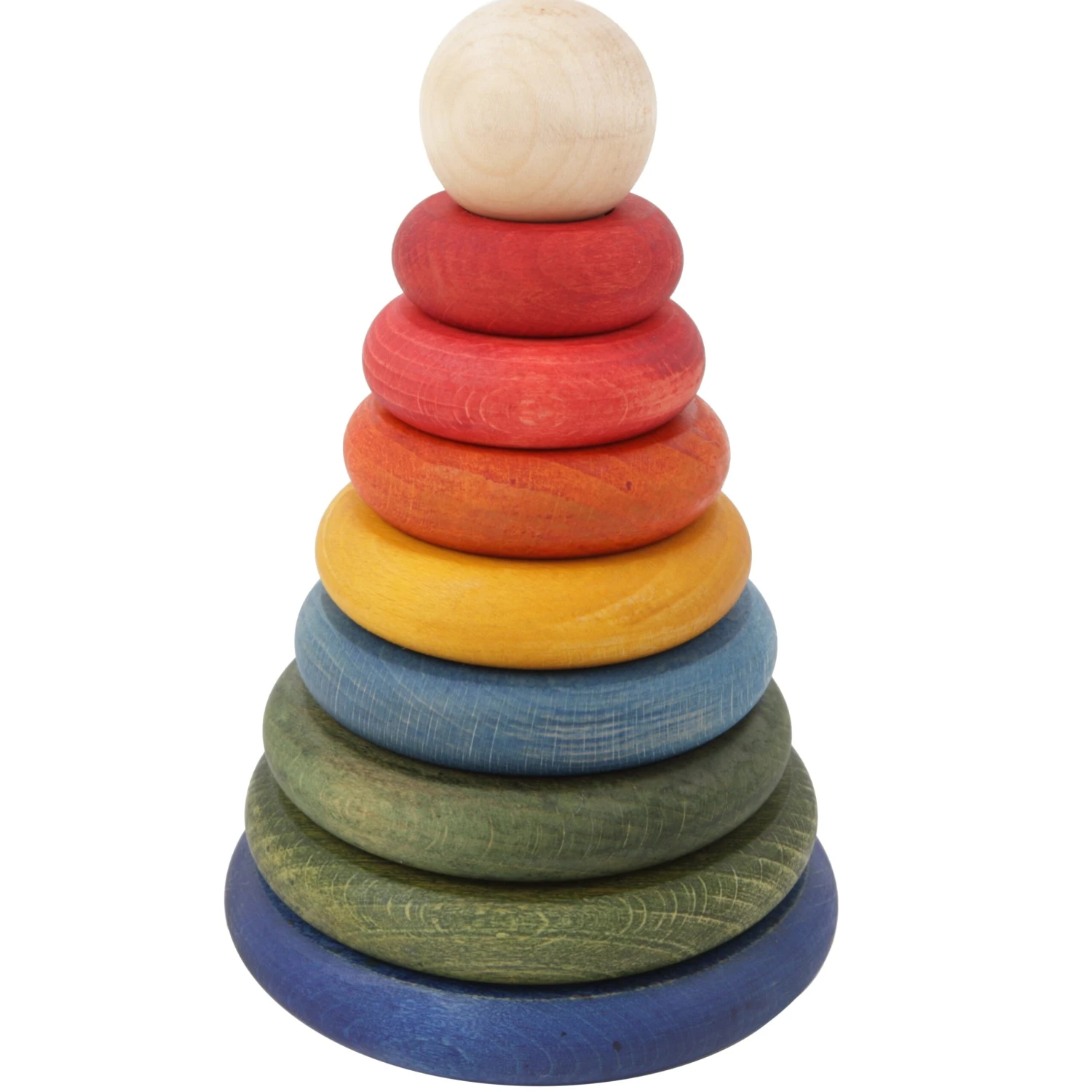 Rainbow Wooden Stacker - Image 2
