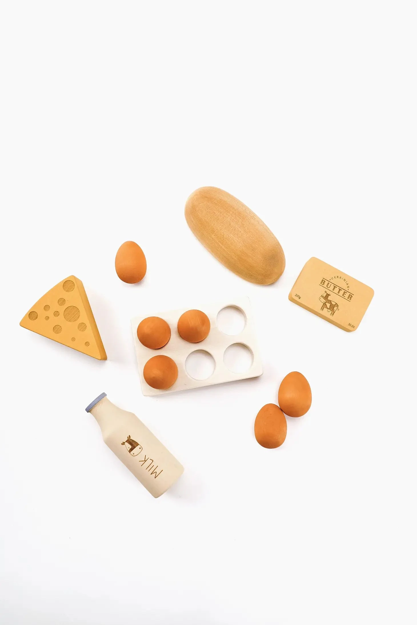 Sabo Concept Handmade Wooden Dairy Set - Image 5
