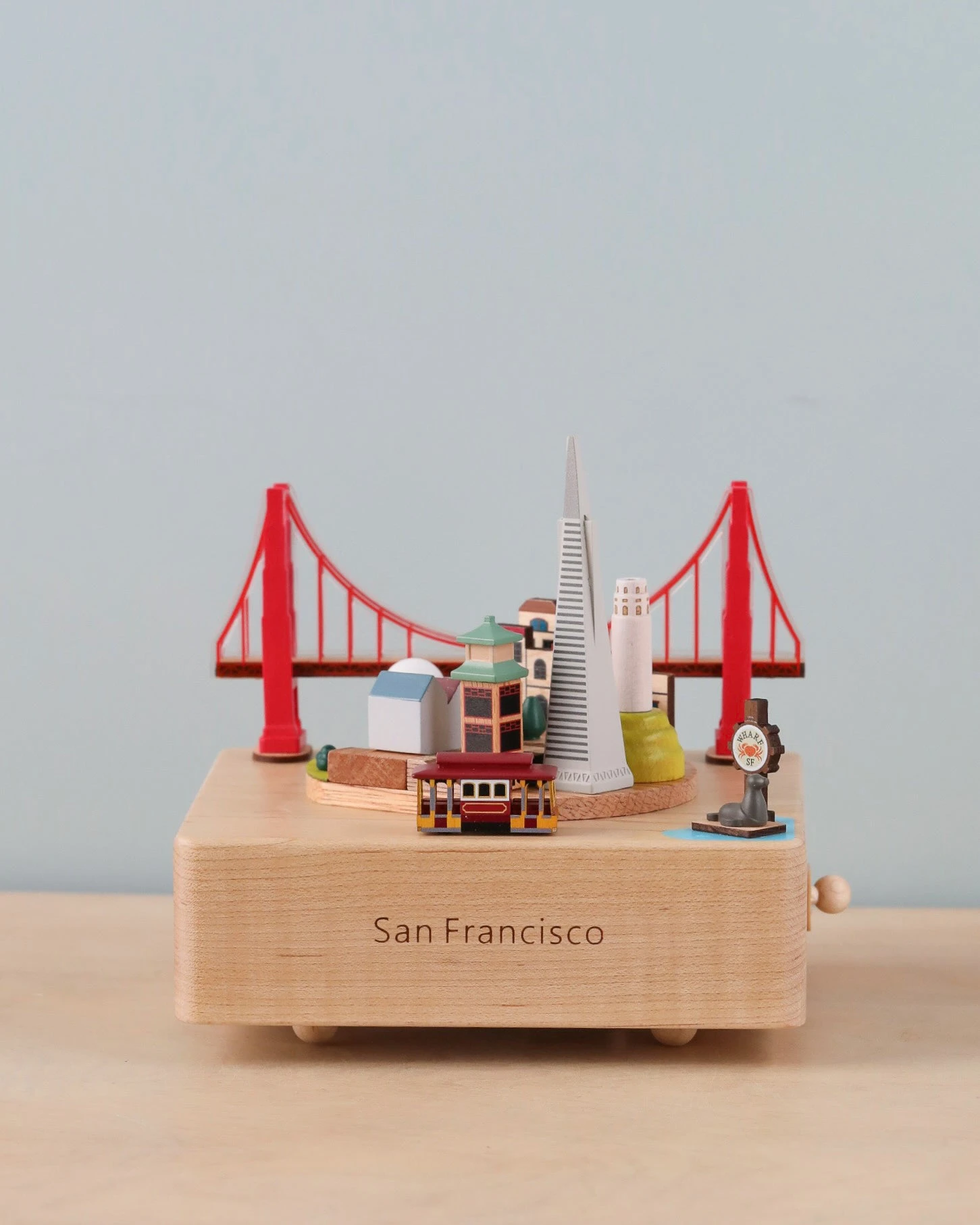 San Francisco Wooden Music Box