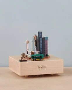 Seattle Wooden Music Box