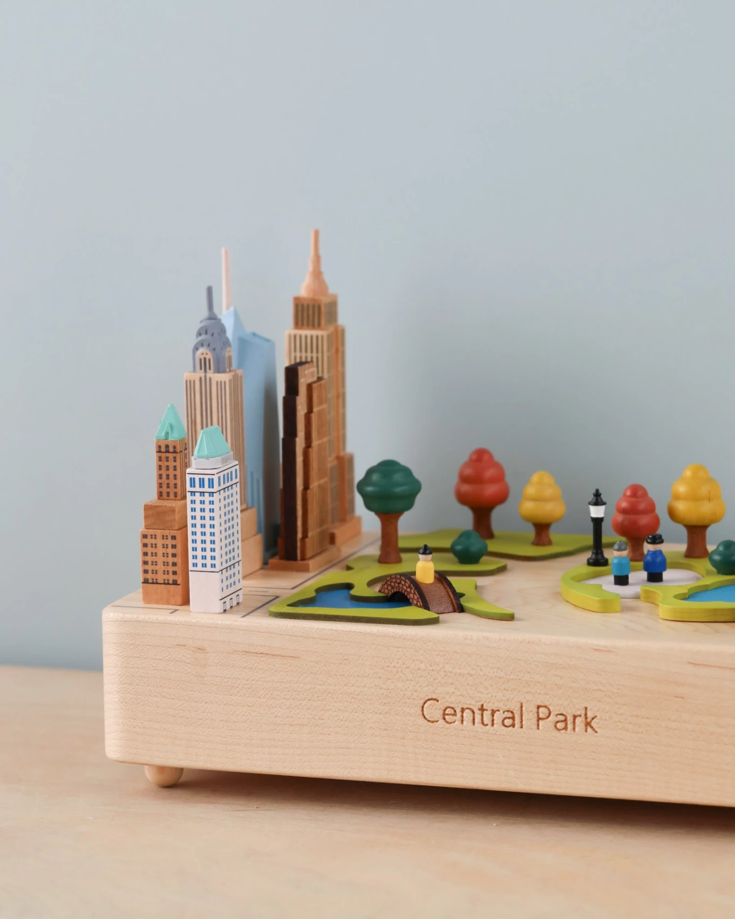 Pre-order: Central Park Wooden Music Box (Approximate Ship Time: End Of October/Early November) - Image 2