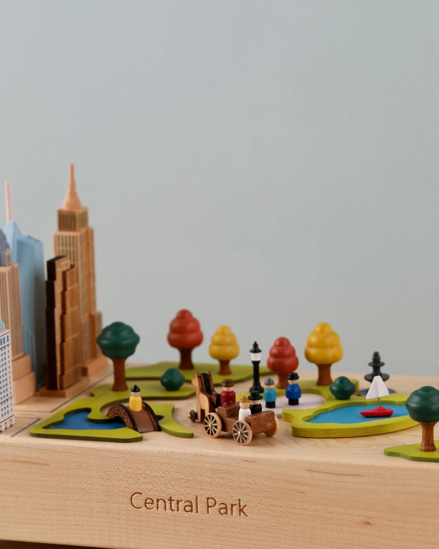 Pre-order: Central Park Wooden Music Box (Approximate Ship Time: End Of October/Early November) - Image 3