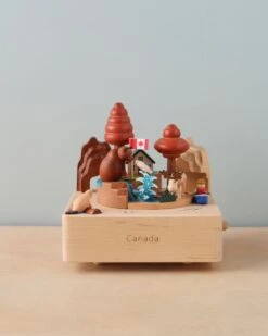 Canada Wooden Music Box