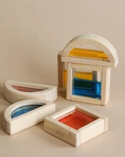 Plan Toys Wooden Water Blocks