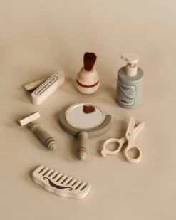 Konges Sløjd Pretend Play Wooden Barber Set