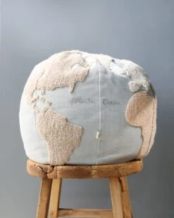 Lorena Canals Pouf World Map