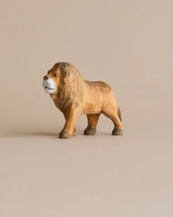 Ferm LIVING Hand Carved Wooden Lion