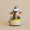 Wooden Airplane Music Box