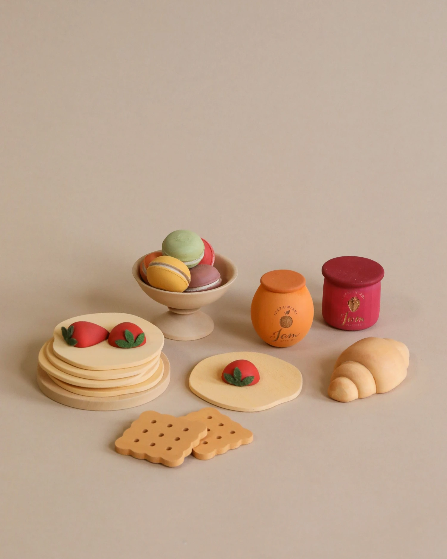 Sabo Concept Handmade Wooden Bakery Set