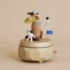 Wooden Spaceship Music Box