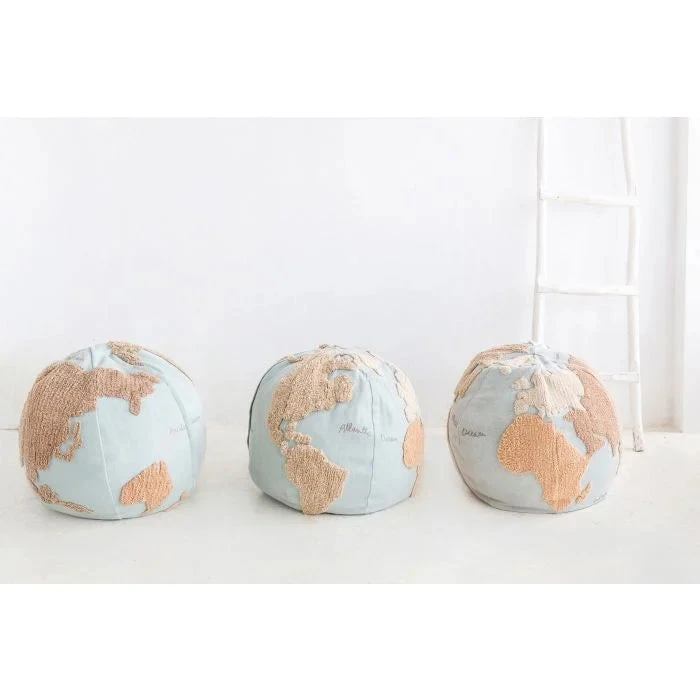 Lorena Canals Pouf World Map - Image 3