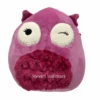 Squishmallow Aurura Burgundy Owl With Fuzzy Belly 5" Stuffed Plush By Kelly Toy