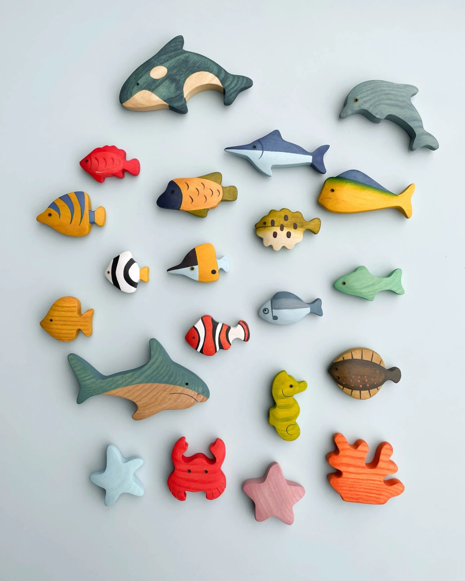 21 Piece Wooden Ocean Set - Image 2