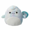 Squishmallow Laslow The White Beluga Whale 8" Stuffed Plush By Kelly Toy