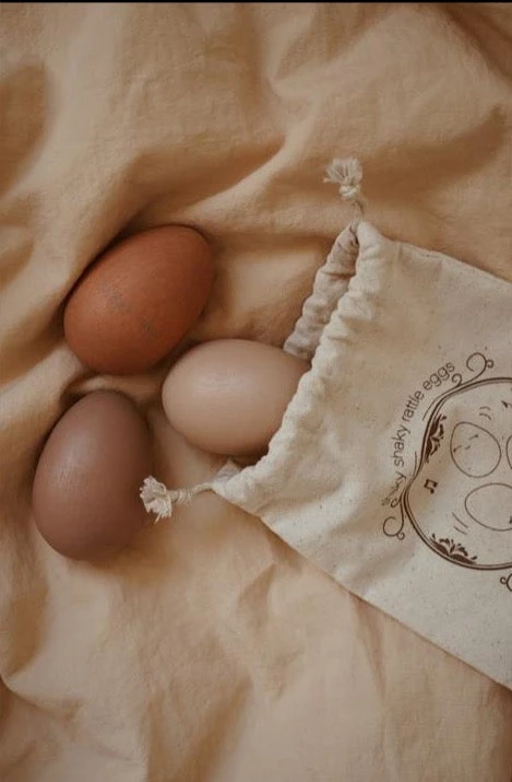 Konges Sløjd Wooden Egg Rattles - Image 2