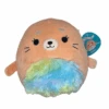 Squishmallow Romy The Furry Peach Seal With Tie-Dye Belly 8" Stuffed Plush By Kelly Toy