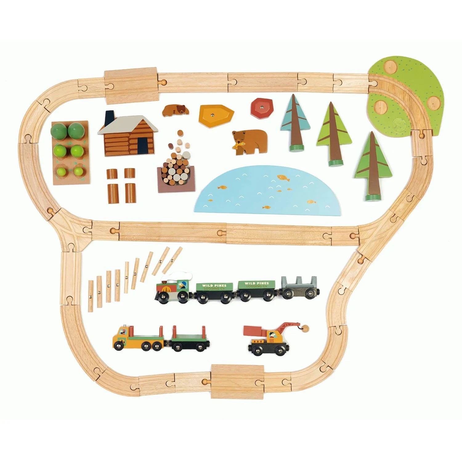 Tender Leaf Toys Wild Pines Train Set - Image 3