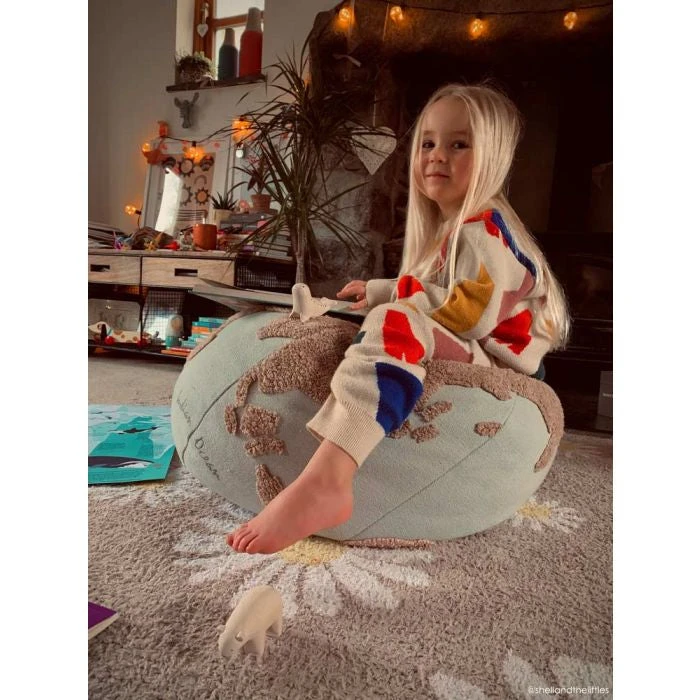 Lorena Canals Pouf World Map - Image 6