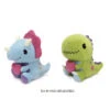 6" Cute Triceratops Or T-Rex Holding Heart Stuffed Plush