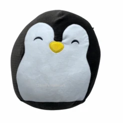 Christmas Squishmallow Luna Corduroy Black And White Penguin 5" Stuffed Plush By Kelly Toy