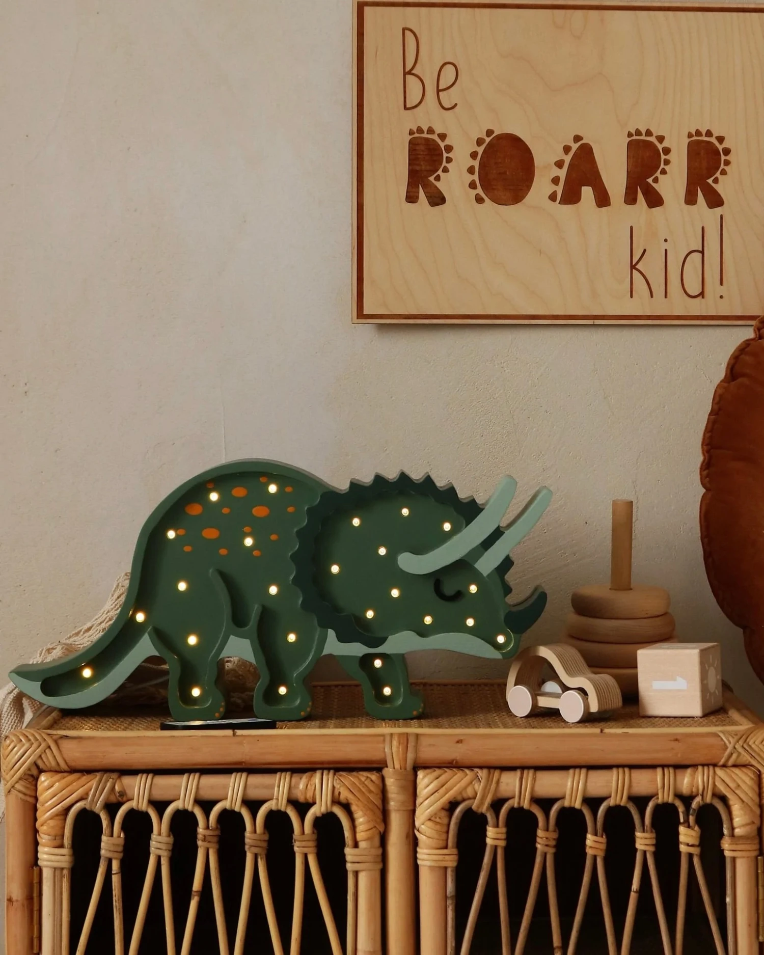 Little Lights Triceratops Lamp