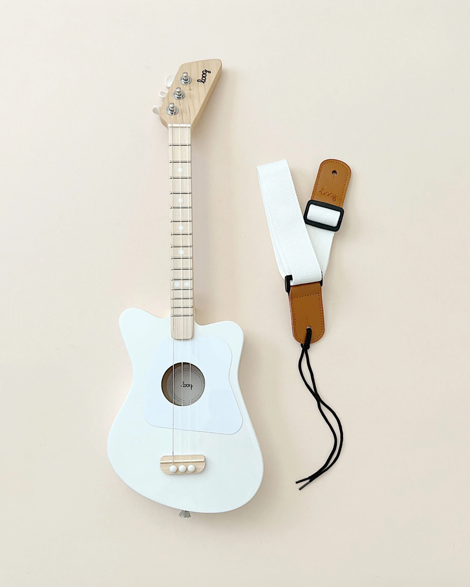 Kids Wooden Guitar With Strap - Image 4